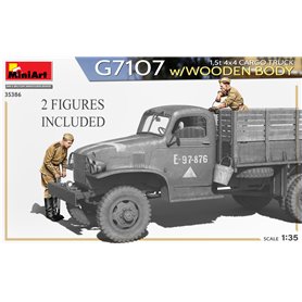 Mini Art 1:35 G7107 1.5T 4X4 CARGO TRUCK W/WOODEN BODY
