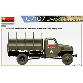 Mini Art 1:35 G7107 1.5T 4X4 CARGO TRUCK W/WOODEN BODY