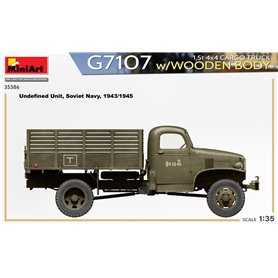 Mini Art 1:35 G7107 1.5T 4X4 CARGO TRUCK W/WOODEN BODY
