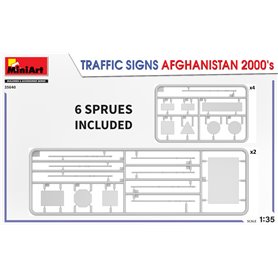 Mini Art 1:35 TRAFFIC SIGNS - AFGHANISTAN 2000S