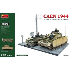 Mini Art 1:35 Caen 1944 - Pz.Kpfw.IV Ausf.H + Kfz.70 + CREWS