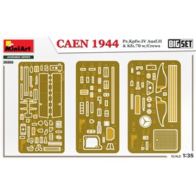 Mini Art 1:35 Caen 1944 - Pz.Kpfw.IV Ausf.H + Kfz.70 + CREWS