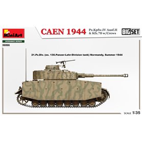 Mini Art 1:35 Caen 1944 - Pz.Kpfw.IV Ausf.H + Kfz.70 + CREWS