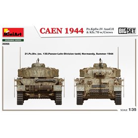 Mini Art 1:35 Caen 1944 - Pz.Kpfw.IV Ausf.H + Kfz.70 + CREWS