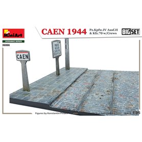 Mini Art 1:35 Caen 1944 - Pz.Kpfw.IV Ausf.H + Kfz.70 + CREWS
