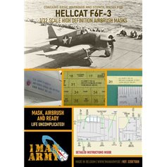 1 Man Army 1:32 Masks for Grumman Hellcat F6F-3 