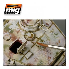 Ammo of MIG Enamel Wash BROWN WASH FOR GERMAN DARK YELLOW