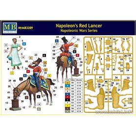 MB 1:32 NAPOLEONS RED LANCER