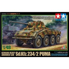 Tamiya 1:48 Sd.Kfz.234/2 Puma - GERMAN HEAVY ARMORED CAR 
