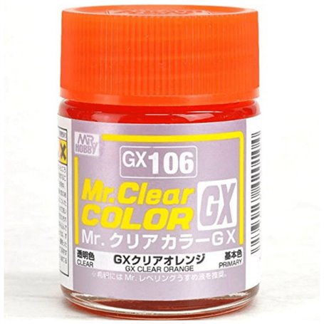 GX Clear Orange (18ml) GUN-GX106