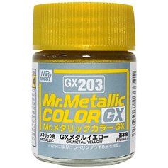 Mr.Hobby GX-203 METAL YELLOW - 18ml