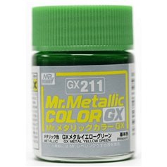 Mr.Hobby GX-211 METAL YELLOW GREEN - 18ml
