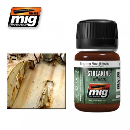Ammo of MIG Enamel Streaking Effect Reference: A.MIG-1204 Enamel type product to create Streaking effect. 3,60 € Quantity: