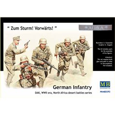 MB 1:35 ZUM STURM! VORWARTS! - GERMAN INFANTRY - DAK WWII ERA - NORTH AFRICA