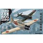 Eduard 1:48 ZERO ZERO ZERO! Mitsubishi A6M2 Zero Type 21 - DUAL COMBO - LIMITED ediiton 