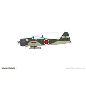 Eduard 1:48 ZERO ZERO ZERO! Mitsubishi A6M2 Zero Type 21 - DUAL COMBO - LIMITED ediiton 