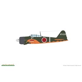 Eduard 1:48 ZERO ZERO ZERO! Mitsubishi A6M2 Zero Type 21 - DUAL COMBO - LIMITED ediiton 