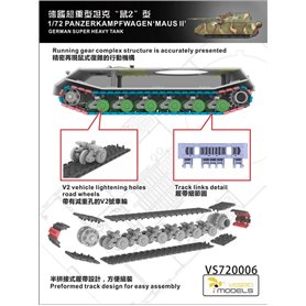 Vespid Models 720006 Maus II Panzerkampfwagen German Super Heavy Tank