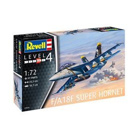 Revell 1:72 F/A18F Super Hornet - MODEL SET - z farbami