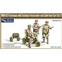 Gecko Models 35GM0042 WWII US Paratroops with Cushman Parascooter and Cable Reel Cart (Set 2)