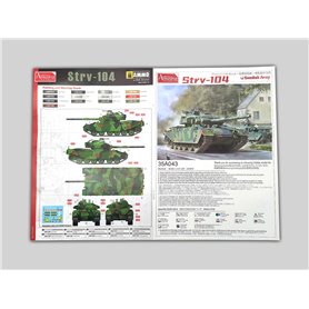 Amusing 35A043 Swedish Army Strv.104