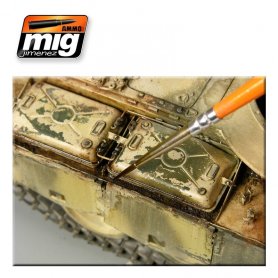 Ammo of MIG Enamel Wash BROWN WASH FOR GERMAN DARK YELLOW