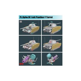 RFM 1:35 Pz.Kpfw.IV Ausf.J mit Panther Ausf.F Turm