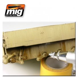 Ammo of MIG Enamel Wash BROWN WASH FOR GERMAN DARK YELLOW