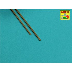Aber FR 15X10 Prostokątne pręty mosiężne 1,5x1,0 mm długość 245mm