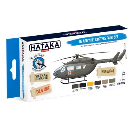 Hataka BS19 US Army Helicopters paint set