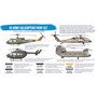 Hataka BS019 Zestaw farb BLUE-LINE US ARMY HELICOPTERS