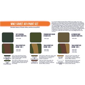 Hataka CS095 ORANGE-LINE Paints set WWII Soviet AFV 