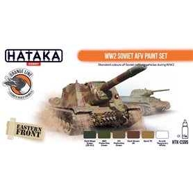 Hataka CS095 ORANGE-LINE Paints set WWII Soviet AFV 