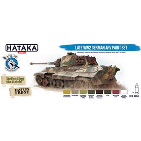 Hataka BS094 BLUE-LINE Zestaw farb Late WWII German AFV