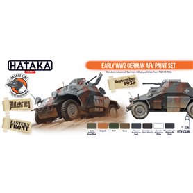 Hataka CS088 ORANGE-LINE Paints set EARLY WWII GERMAN AFV 