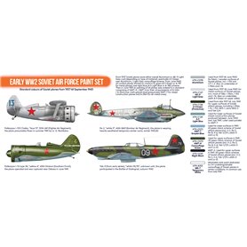 Hataka CS033 ORANGE-LINE Zestaw farb EARLY WWII SOVIET AIIR FORCE