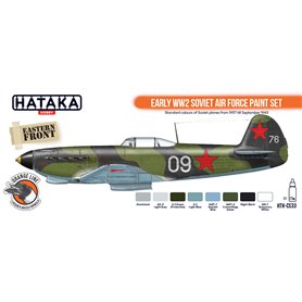 Hataka CS033 ORANGE-LINE Zestaw farb EARLY WWII SOVIET AIIR FORCE