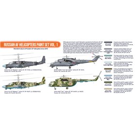 Hataka CS086 ORANGE-LINE Paints set RUSSIAN AF HELICOPTERS pt.1 