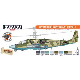 Hataka CS086 ORANGE-LINE Paints set RUSSIAN AF HELICOPTERS pt.1 