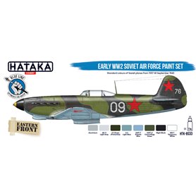 Hataka BS033 BLUE-LINE Paints set EARLY WWII SOVIET AIR FORCE 