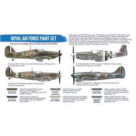 Hataka BS007 BLUE-LINE Zestaw farb ROYAL AIR FORCE