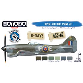 Hataka BS007 BLUE-LINE Zestaw farb ROYAL AIR FORCE