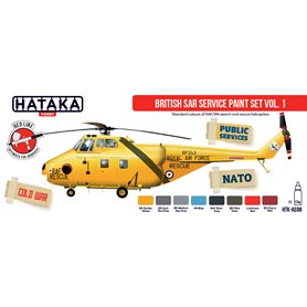 Hataka AS098 RED-LINE Zestaw farb BRITISH SAR SERVICE cz.1