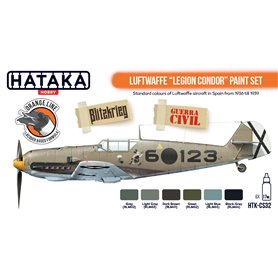 Hataka CS032 ORANGE-LINE Paints set LUFTWAFFE LEGION CONDOR 