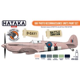 Hataka CS023 ORANGE-LINE Zestaw farb RAF PHOTO RECONNAISSANCE UNITS