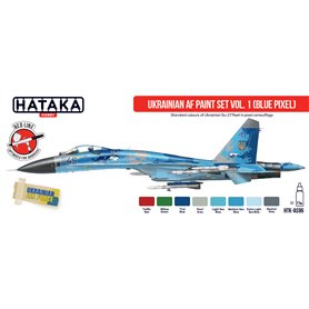 Hataka AS096 RED-LINE Zestaw farb UKRAINIAN AF BLUE PIXEL