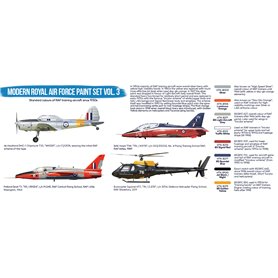 Hataka BS070 BLUE-LINE Zestaw farb US NAVY AND USMC HIGH-VIZ