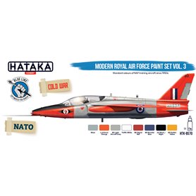 Hataka BS070 BLUE-LINE Zestaw farb US NAVY AND USMC HIGH-VIZ