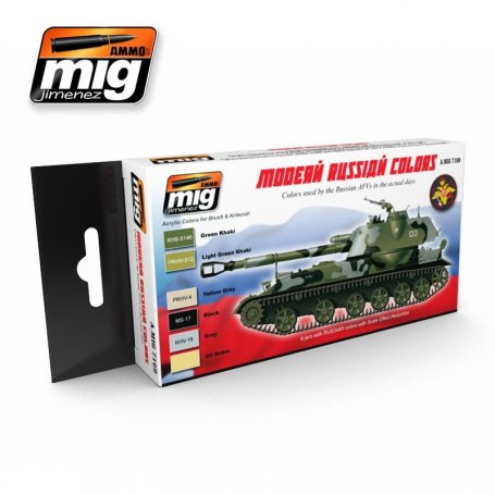 Ammo of MIG Zestaw farb MODERN RUSSIAN CAMO COLORS