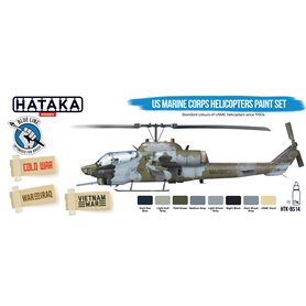 Hataka BS014 Zestaw farb BLUE-LINE US MARINE CORPS HELICOPTERS
